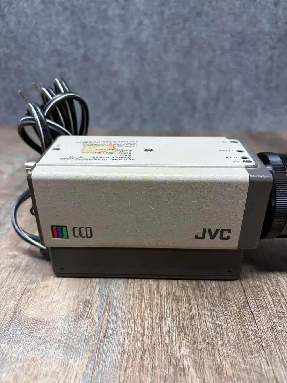 Vintage JVC TK-870U CCD Color Video Camera with Fujinon H6-12.5R TV Zoom Lens